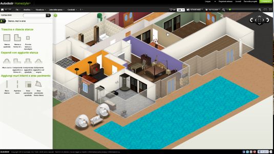 Autodesk homestyler un app web per progettare case e for Progettare case in 3d